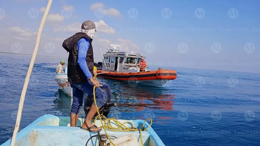 Secretaría de Marina localiza a 'Felgón II', embarcación desaparecida en el Golfo de México