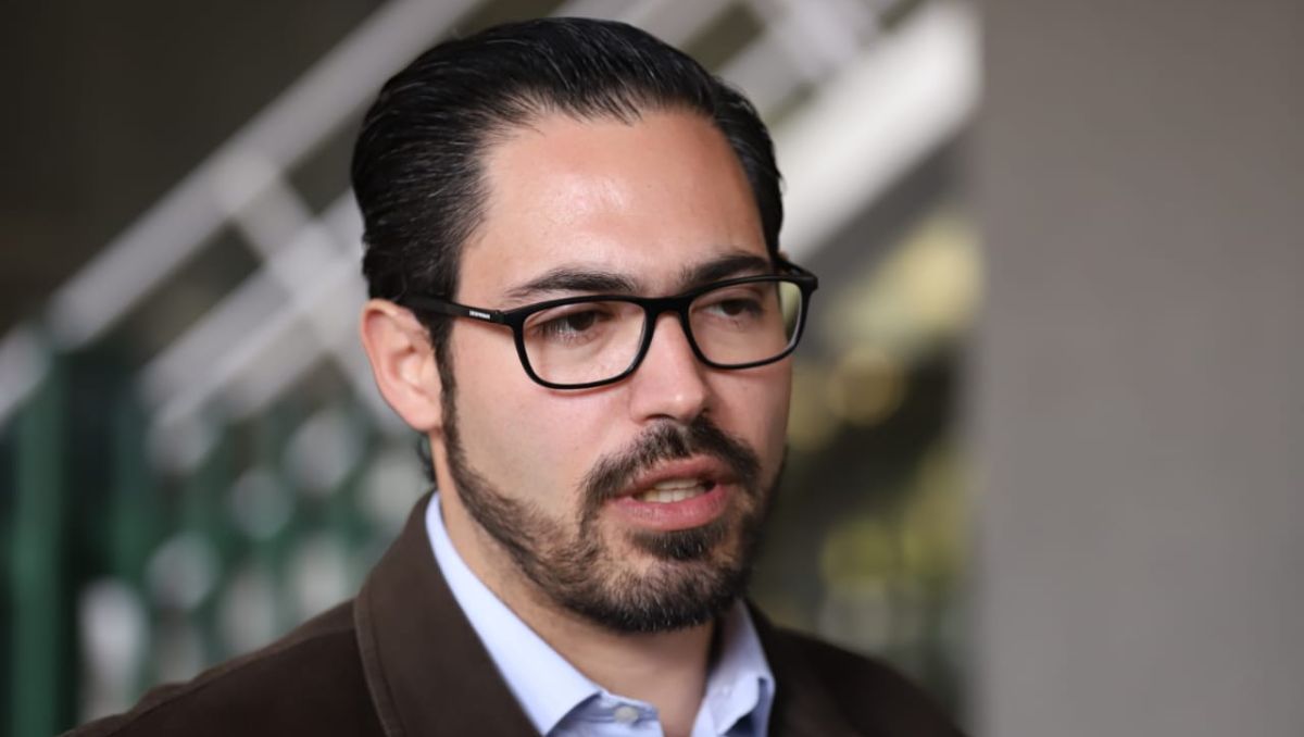 David de la Peña, alcalde de Santiago. Luis Guerra