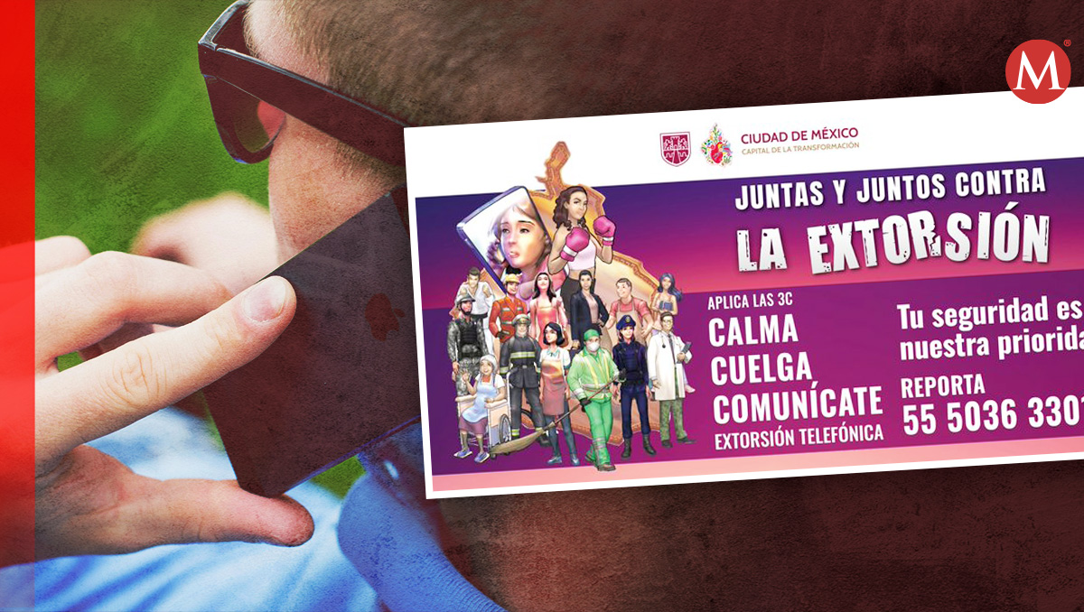 Desde el 2019 se han registrado 158 mil 540 casos de extorsión (Especial)