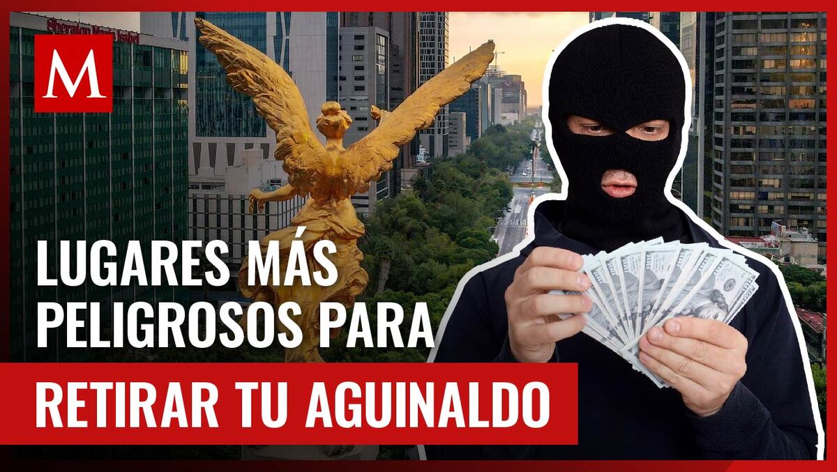 Días y lugares de la CdMx donde más robos hay durante temporada de aguinaldo