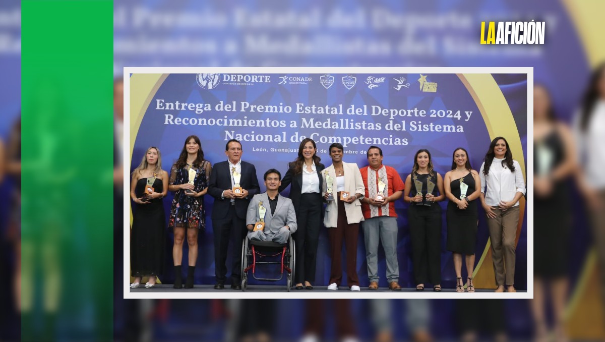 Entrega de reconocimientos a deportistas de Guanajuato.