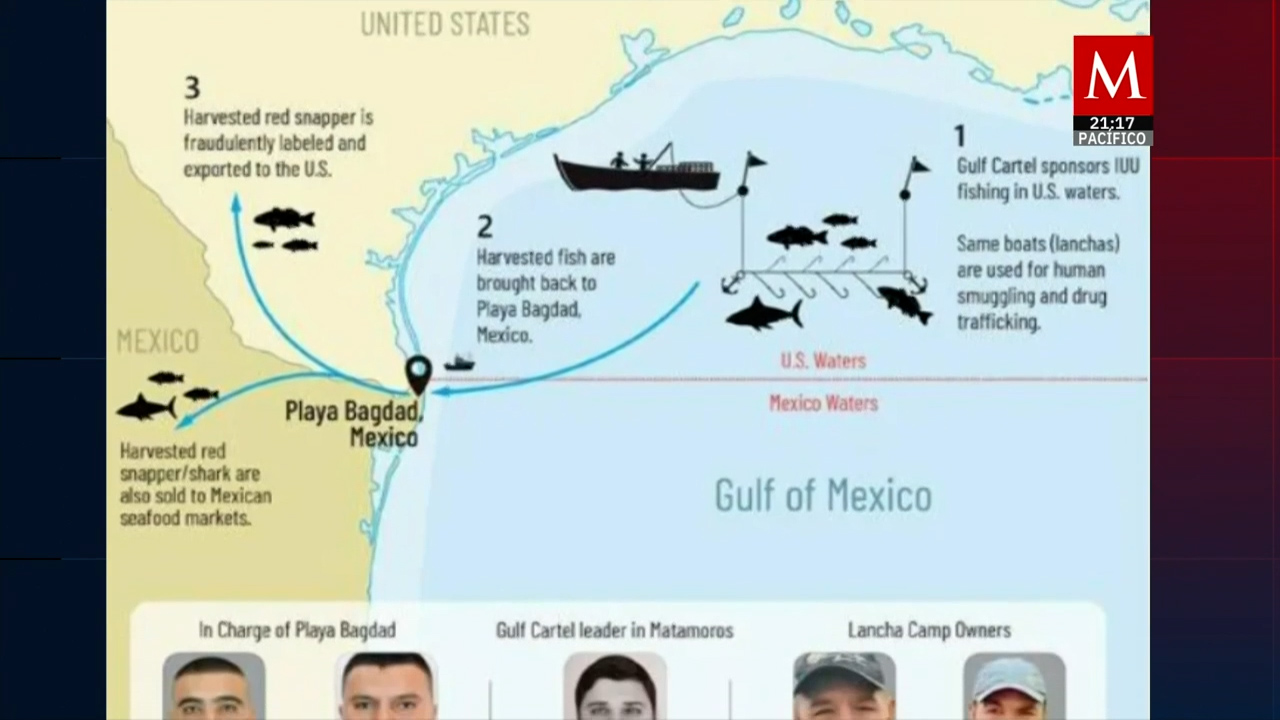 EU sanciona a integrantes del Cártel del Golfo por pesca ilegal y tráfico de drogas