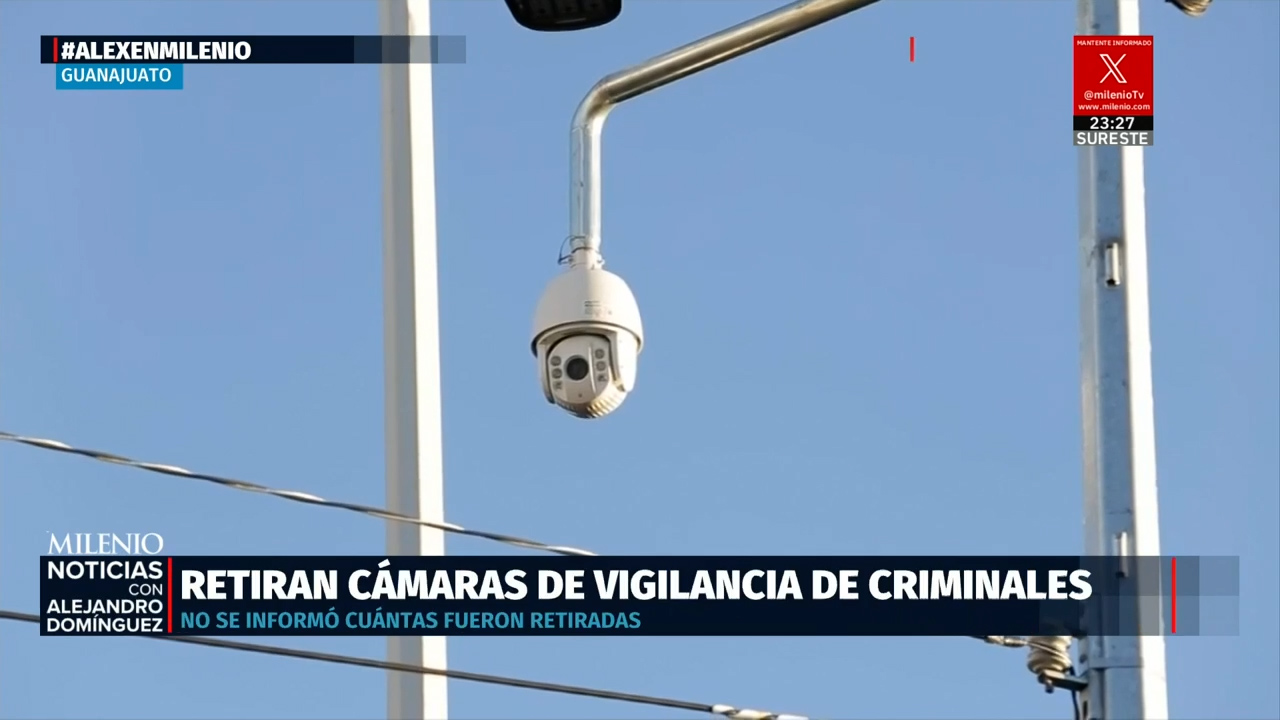 Gobierno de Guanajuato retira cámaras ilegales de vigilancia y asegura narcolaboratorio