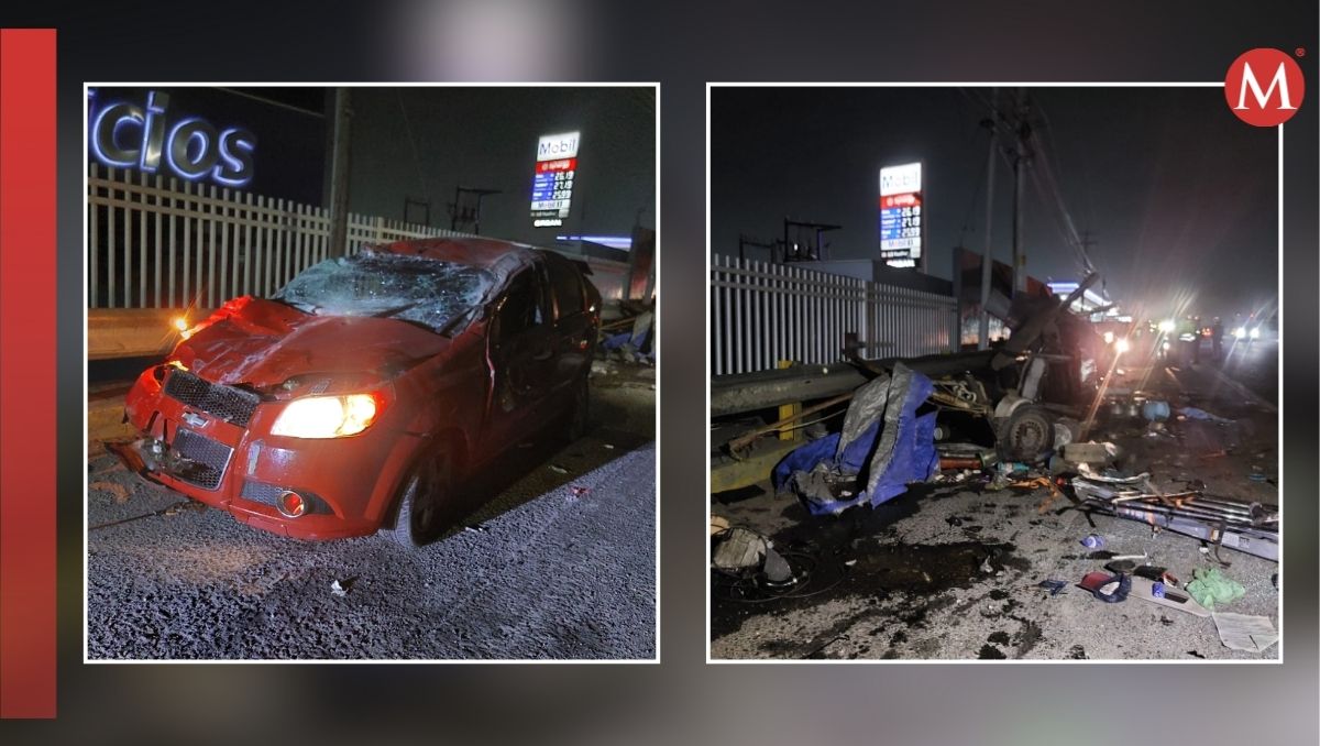La Guardia Nacional realizó las labores correspondientes tras el aparatoso accidente. Leyda Estrada