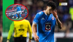 Jorge Sánchez cometió un pisotón sobre Raúl Zúñiga que le costó la tarjeta roja en el partido de Xolos contra Cruz Azul en los cuartos de final de la Liga MX