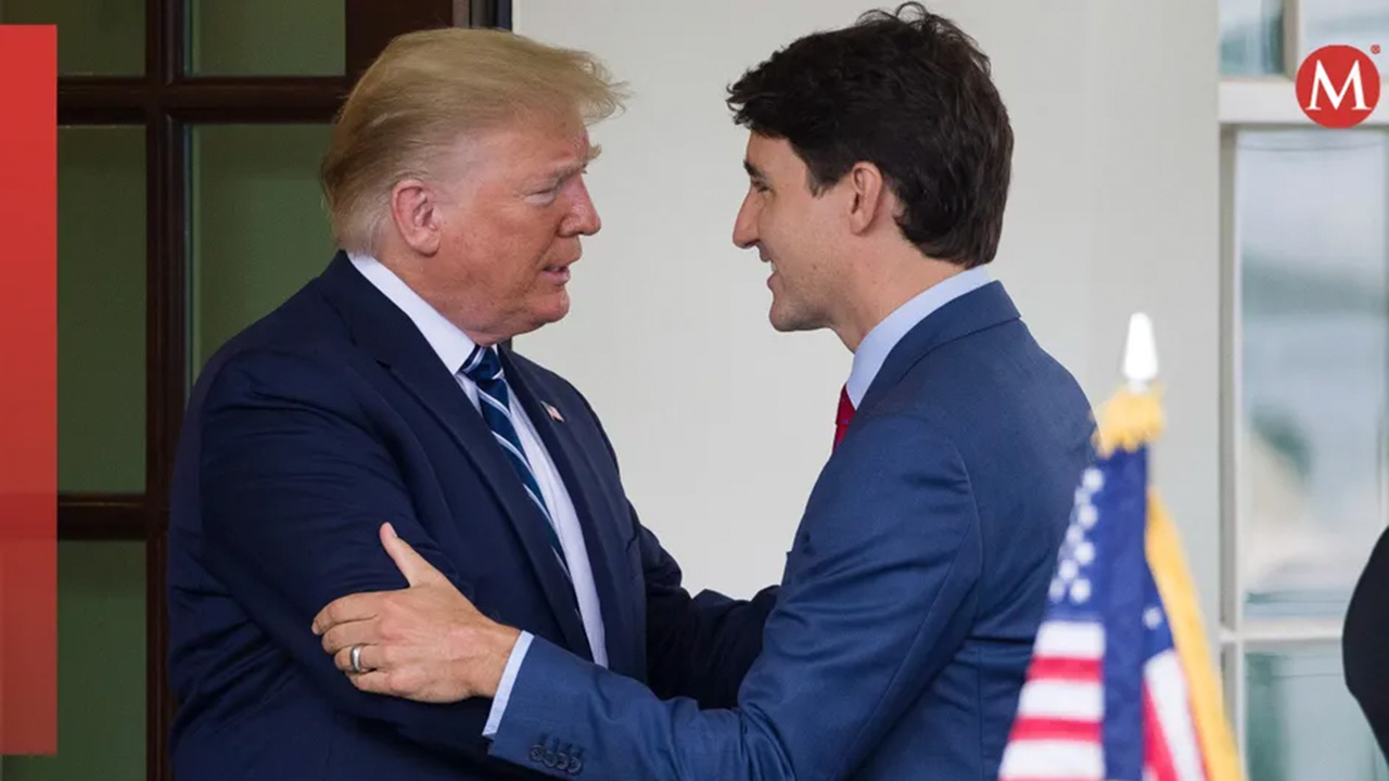 Justin Trudeau y Donald Trump tuvieron conversación sobre comercio y fronteras ante aranceles