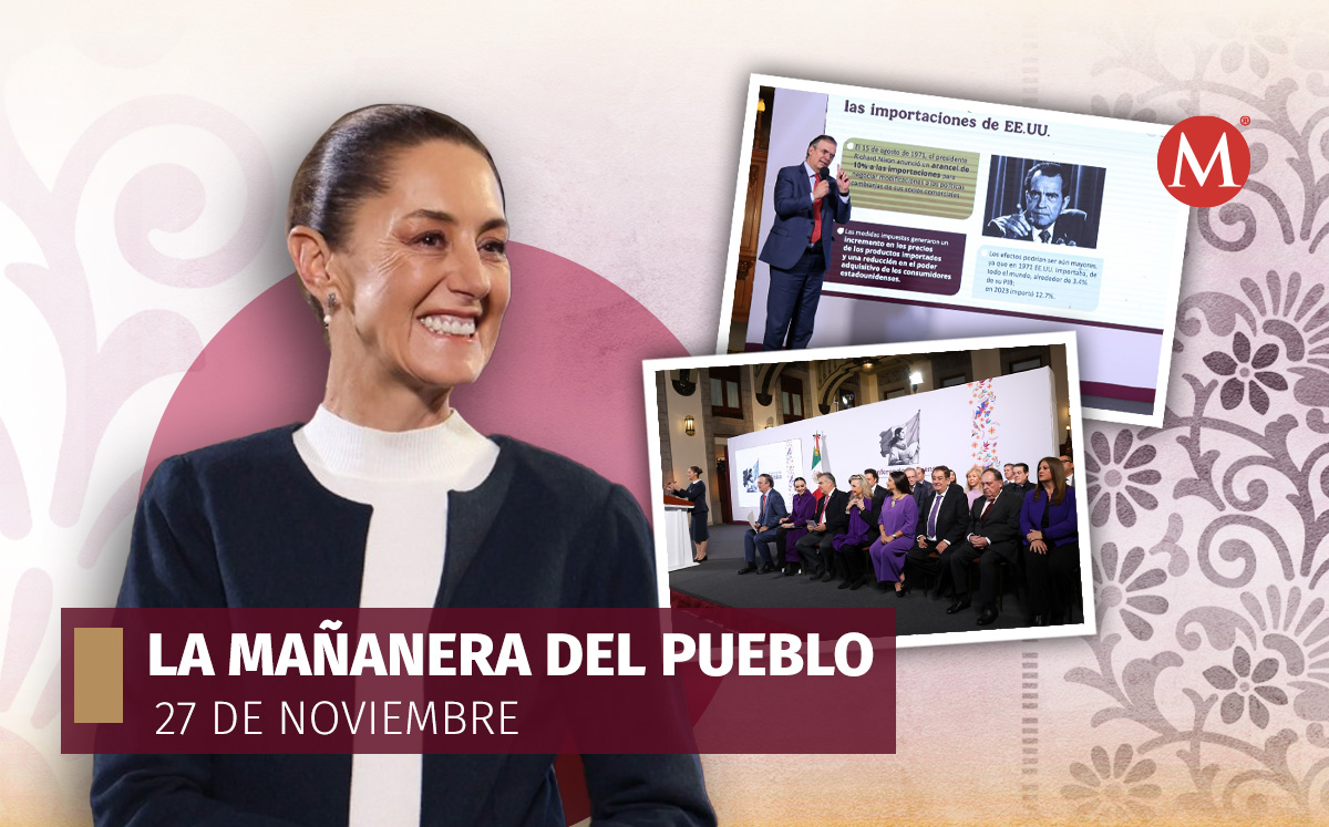 La Mañanera del Pueblo HOY 27 de noviembre de 2024 | Fotos: Especial