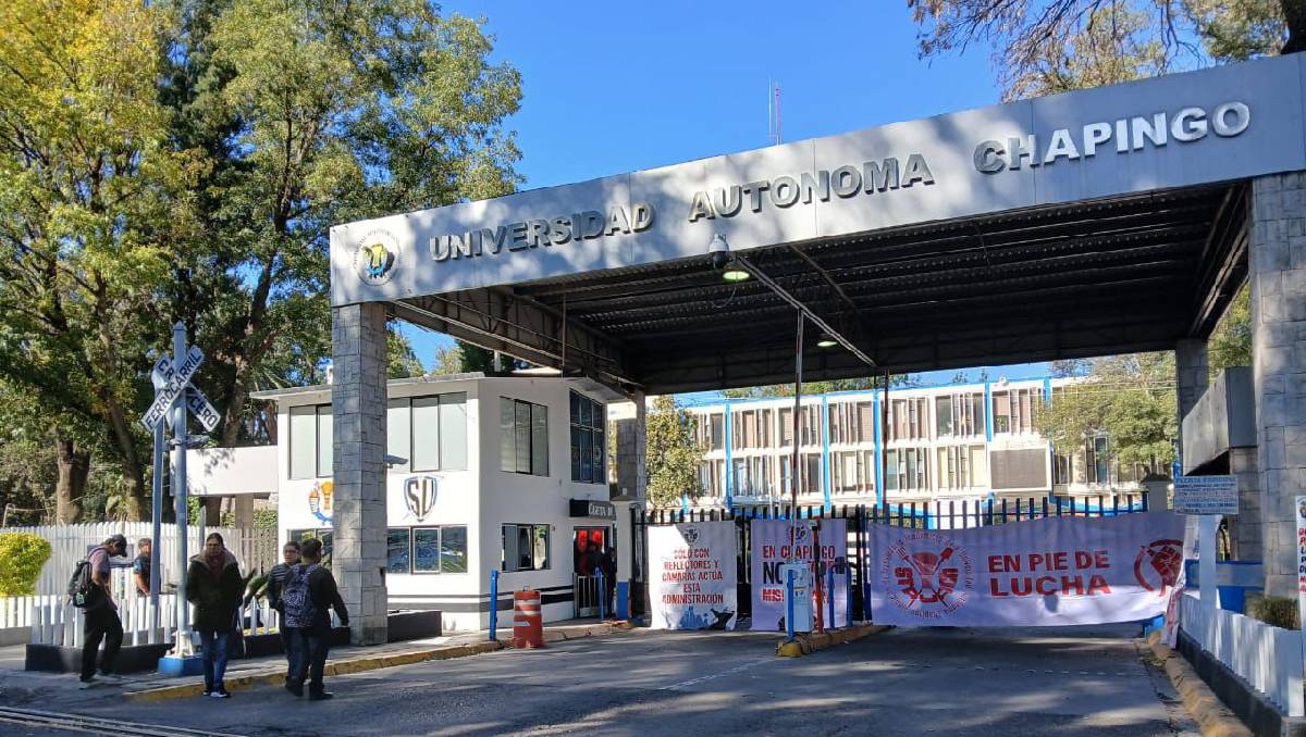 Mantendrán la protesta en todas las unidades y centros regionales de Chapingo. Foto: (Especial)
