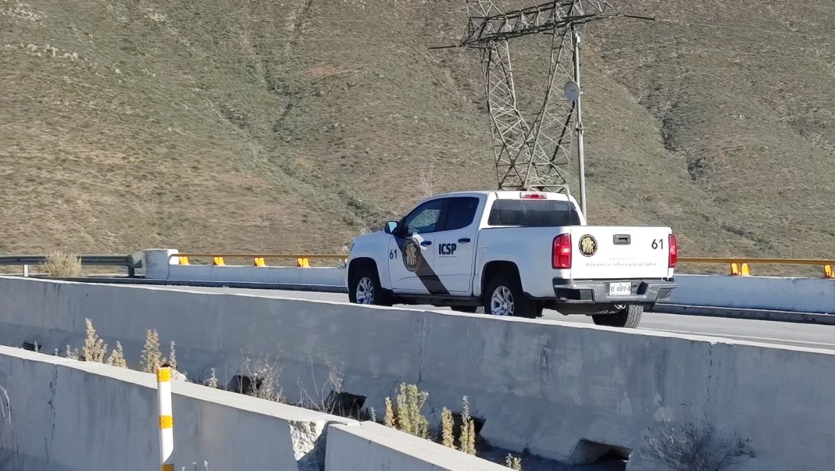 La movilización se registró sobre la autopista a Saltillo. Agustín Martínez