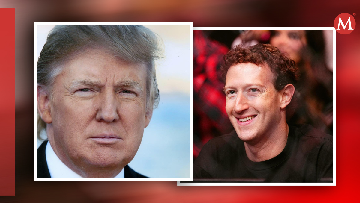 De acuerdo con The New York Times, el presidente de Meta y Donald Trump han sostenido al menos dos llamadas privadas. (Diseño: Milenio)