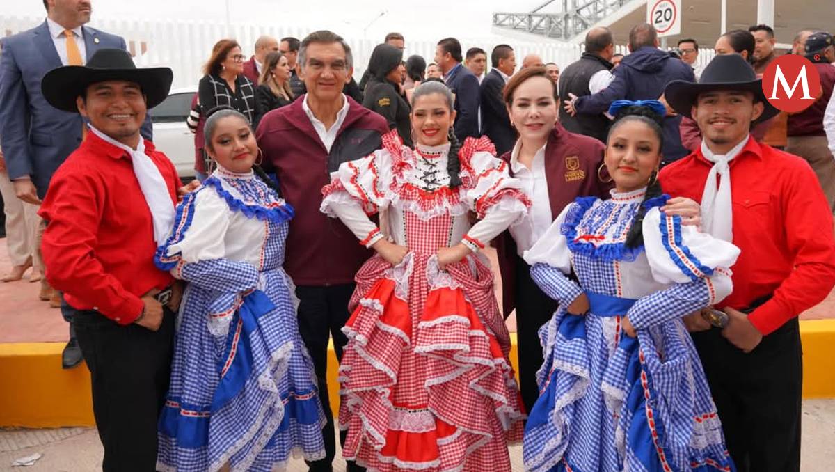 Américo Villarreal empieza operativo Paisano en Nuevo Laredo. (Lucía Cisneros)