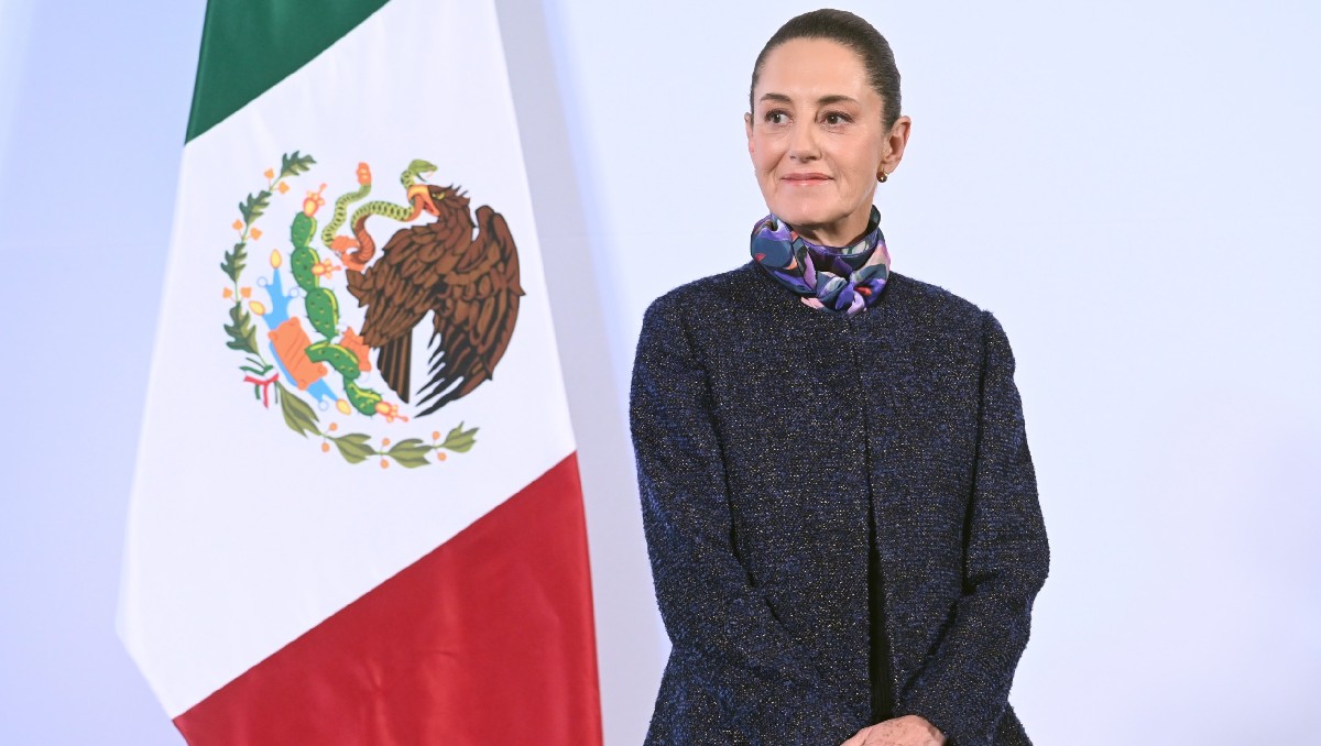 Claudia Sheinbaum, en la coferencia matutina desde Palacio Nacional. Foto: Especial