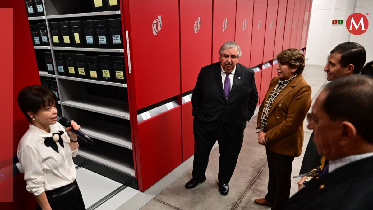 Delfina Gómez Álvarez, inauguran el Edificio de la Coordinación de Archivos del Poder Judicial del Edomex. | Especial