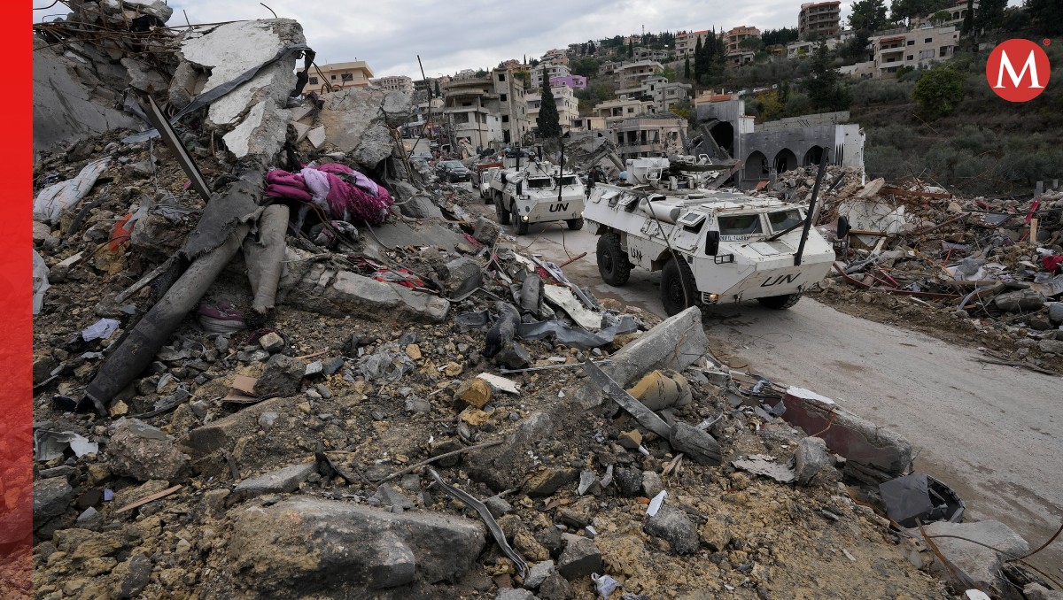 Edificios destruidos en el pueblo de Chehabiyeh, en el sur de Líbano | AP