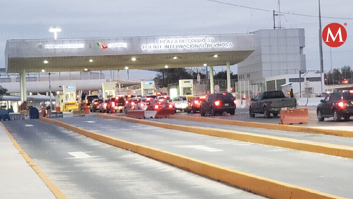 Puente fronterizo de Reynosa se satura por el Black Friday (Javier Hernández)