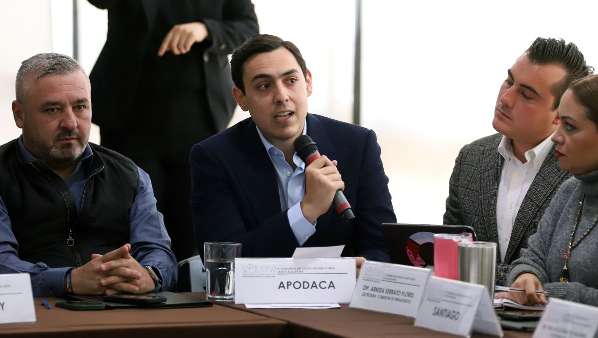César Garza Arredondo, alcalde de Apodaca. Luis Guerra