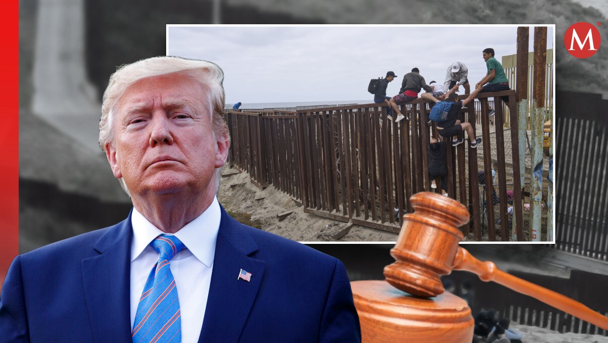 Donald Trump señaló invocar ley anticuada contra migración. (Diseño: Karen Sánchez)