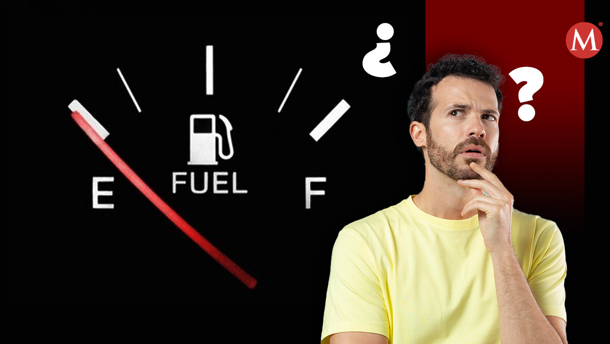 Indicador de gasolina en "E" en el tablero de un auto que debes conocer a la perfección