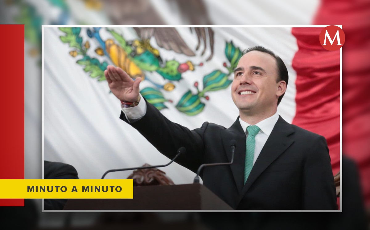 Manolo Jiménez presenta su primer Informe de Gobierno. | Especial