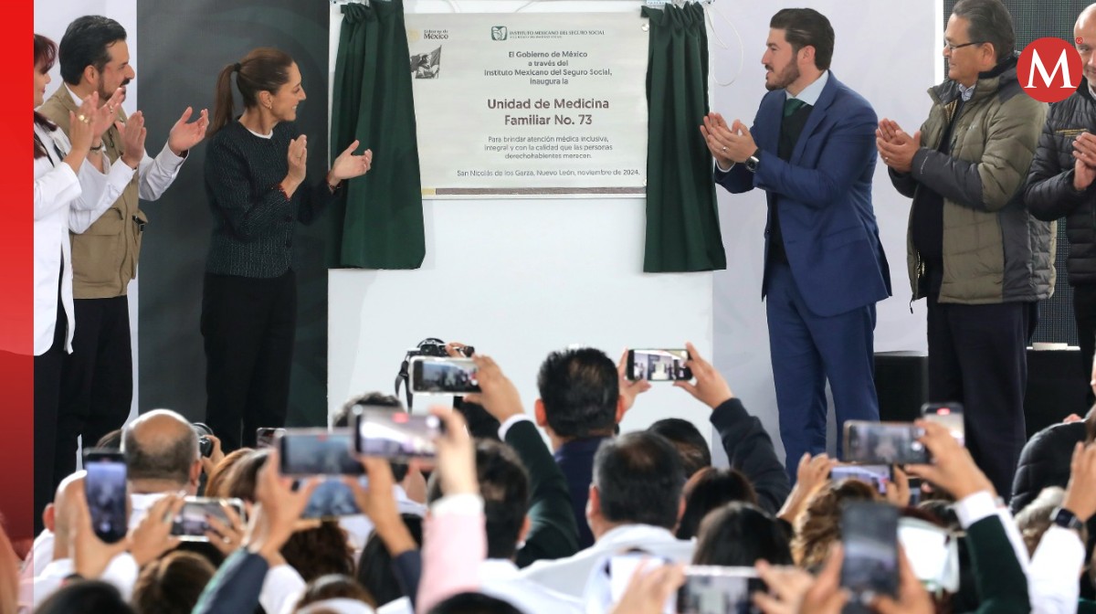Claudia Sheinbaum anuncia hospital en Santa Catarina. Foto: Especial