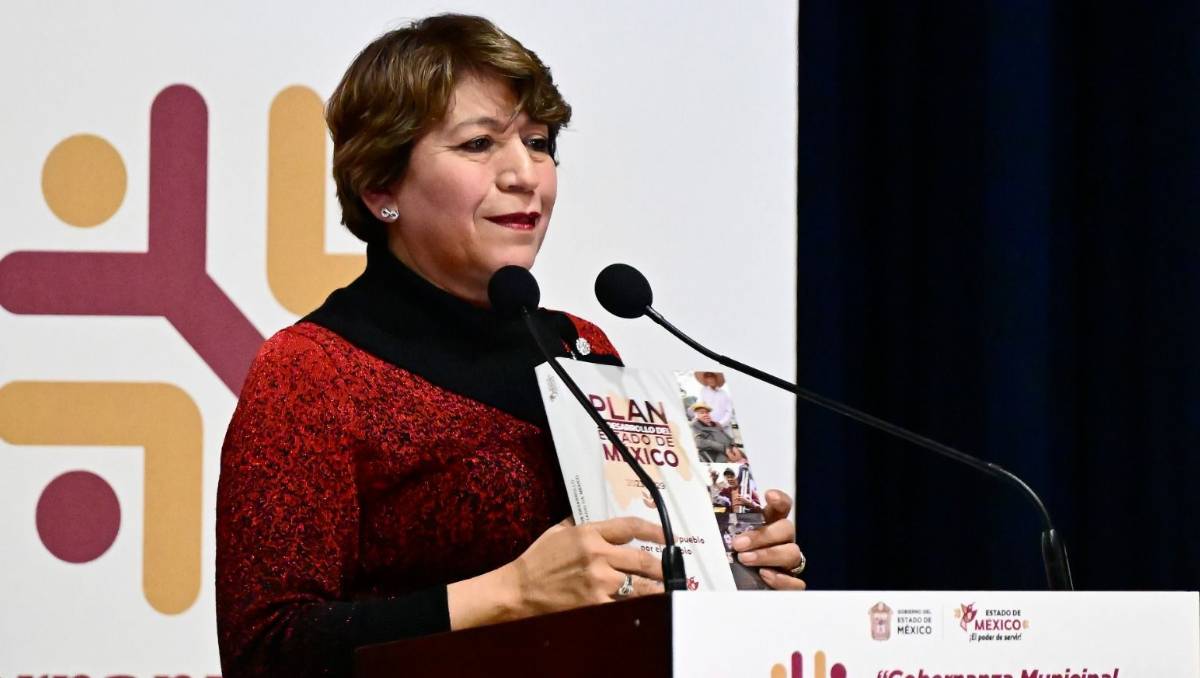 Delfina Gómez pide a presidentes municipales evitar "moches" y "diezmos" en mandato con el Estado de México. | Especial