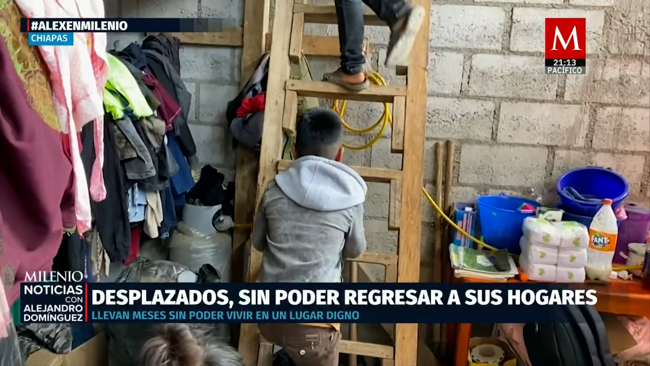 Desplazados en Chalchihuitán y Nueva Palestina por negarse al crimen organizado