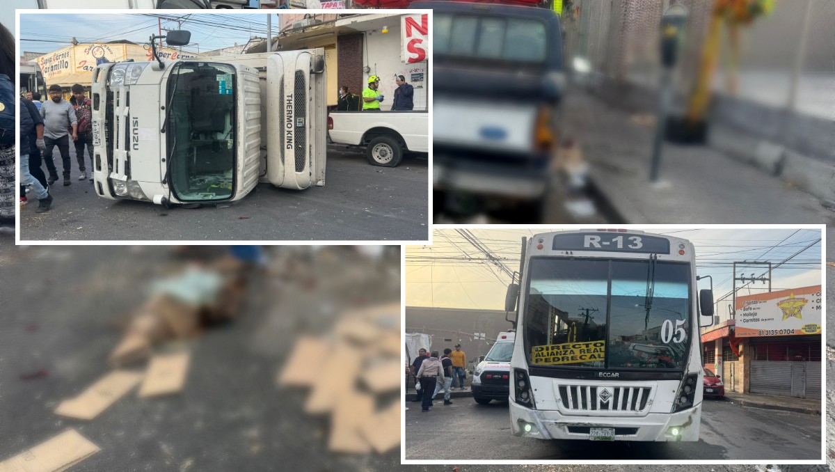 El accidente no dejó personas lesionadas. Foto: Marcela Cuevas