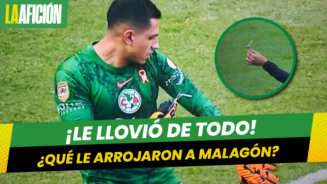 Aficionados de Toluca le lanzan cortaúñas a Luis Malagón en pleno partido
