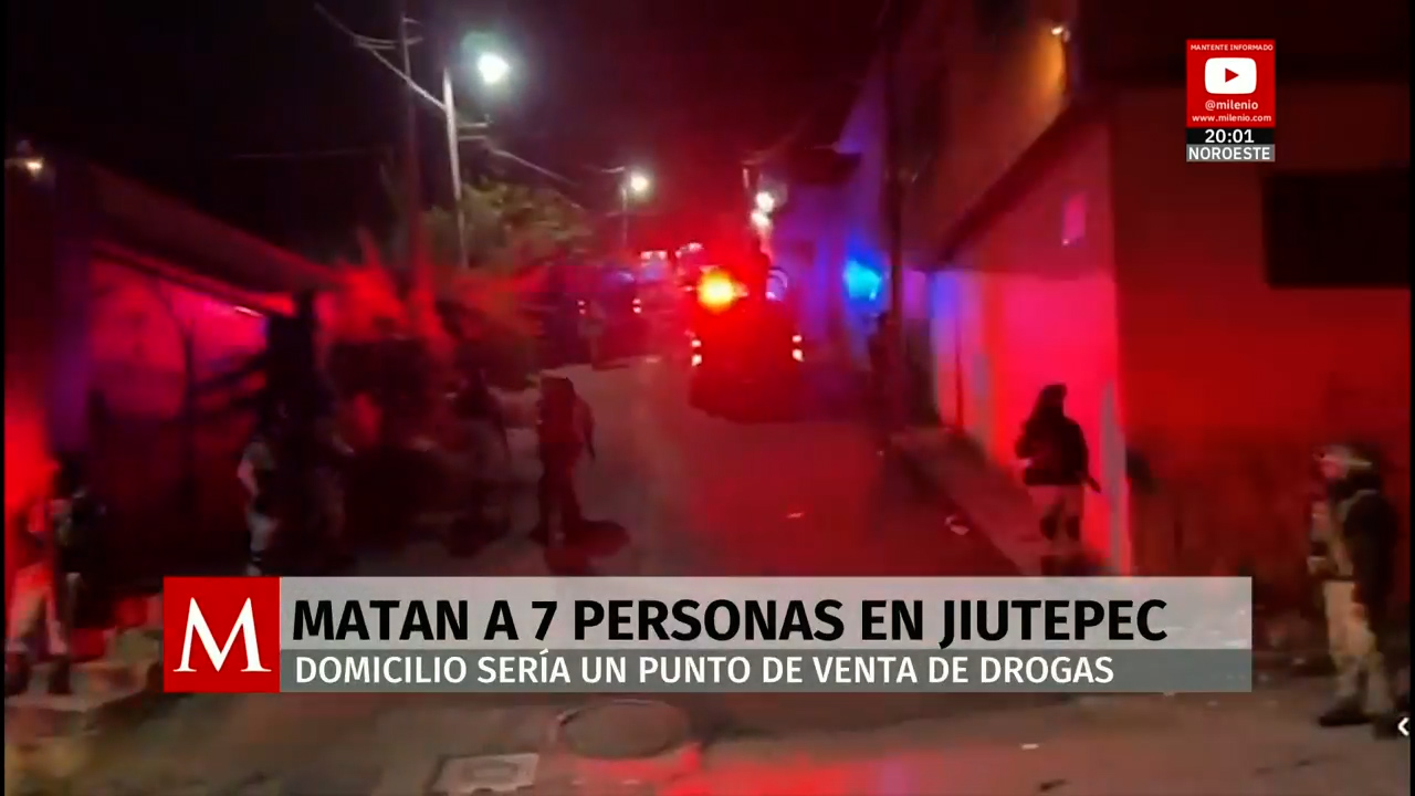 Ataque armado en Jiutepec deja siete muertos y dos heridos