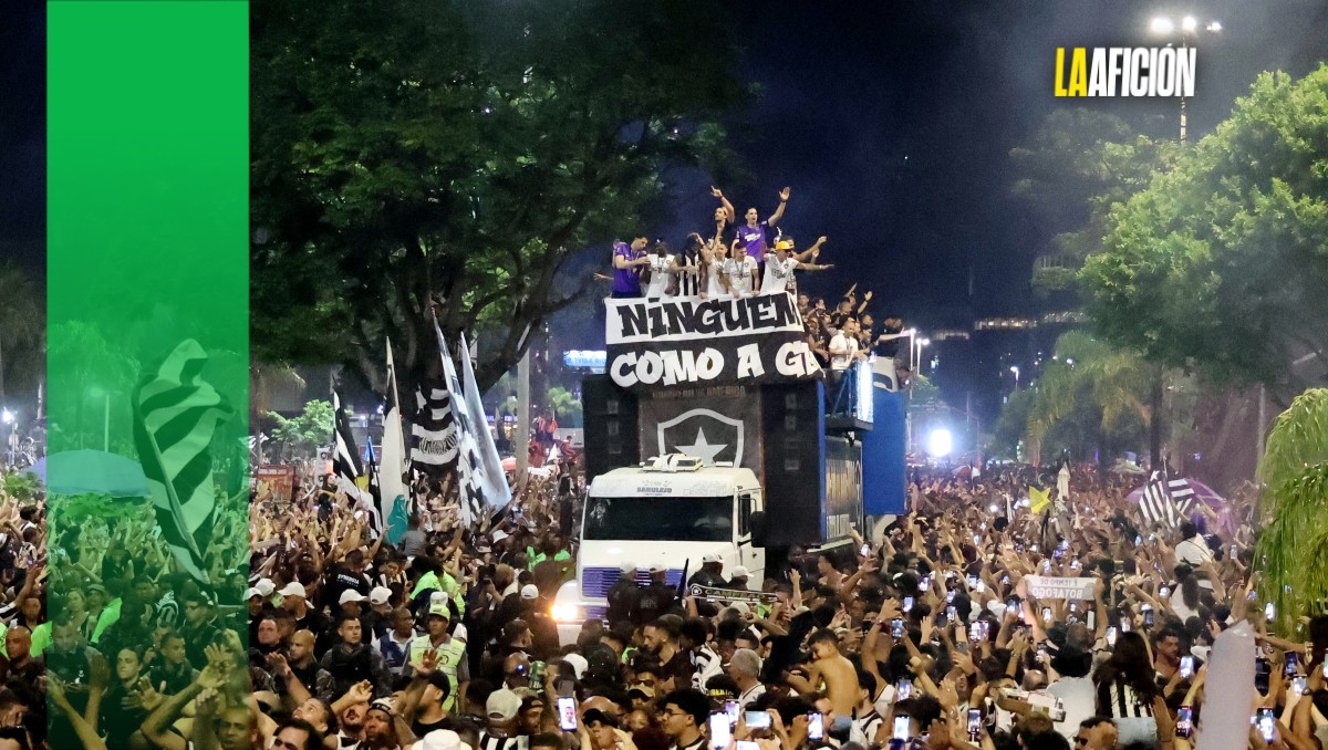 Botafogo festeja su primer título de Copa Libertadores con miles de fans en Río de Janeiro (Reuters)