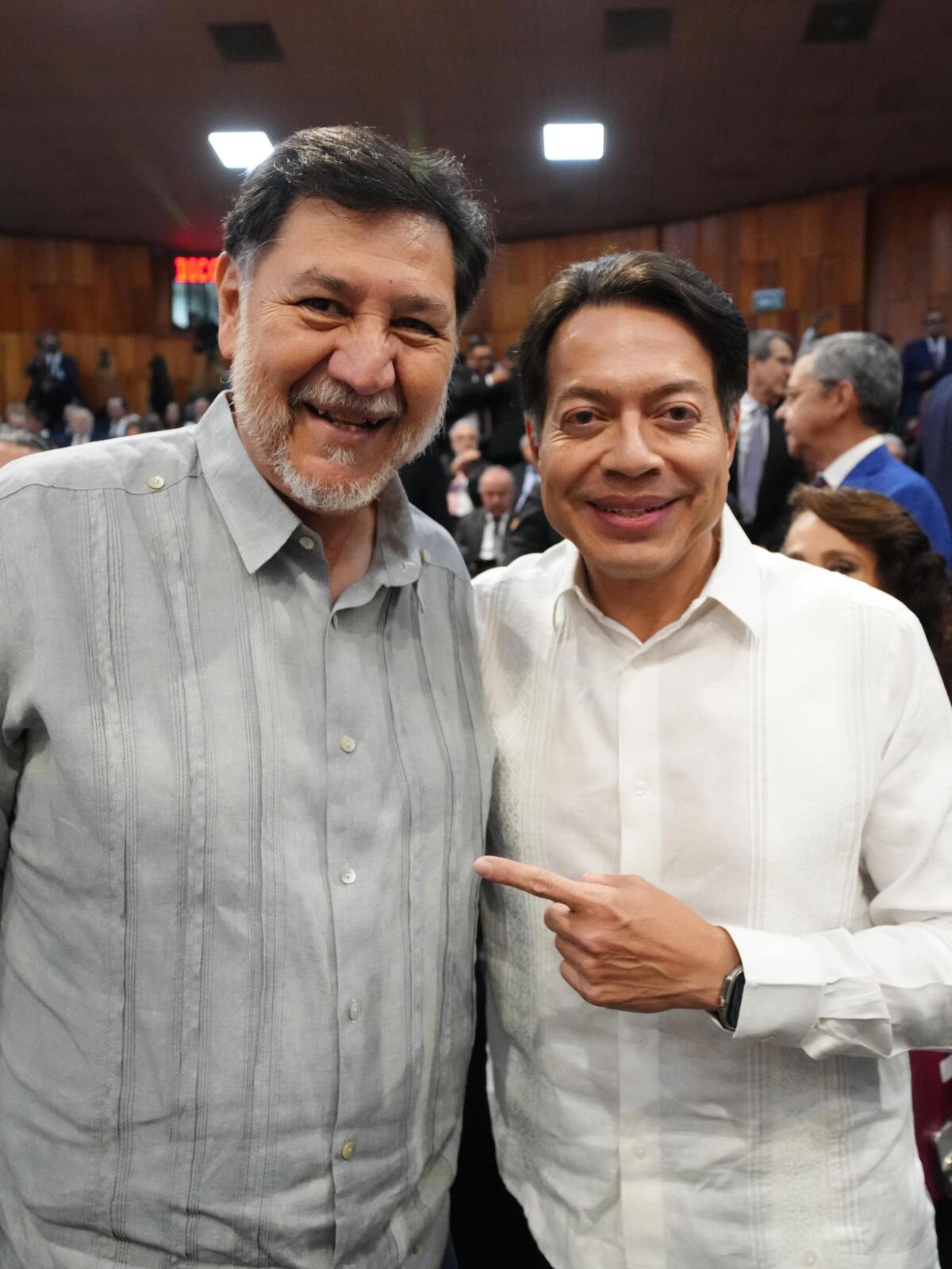 Gerardo Fernández Noroña también estuvo presente en el acto solemne | Foto: Especial