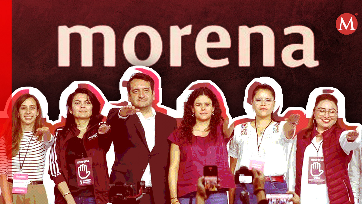 Morena se ‘transforma’ para impartir legado de AMLO. | Diseño: Óscar Ávila.