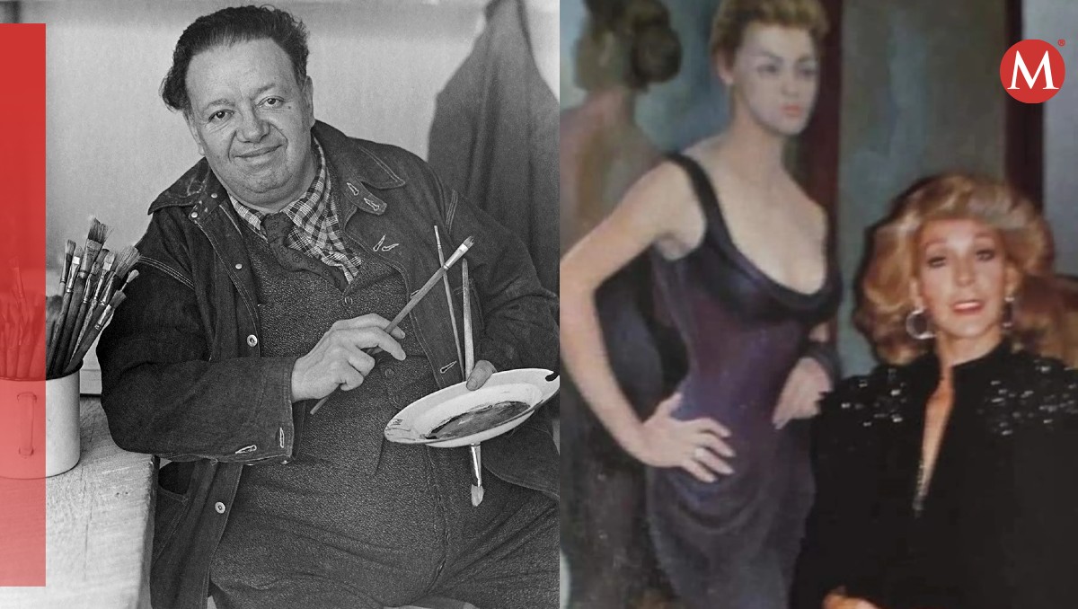 Revelan video de Diego Rivera pintando retrato de Silvia Pinal | Especial