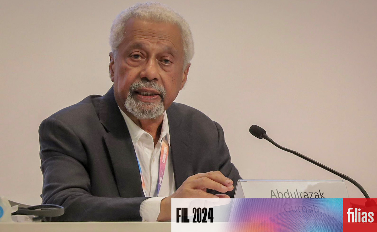 Abdulrazak Gurnah, novelista tanzano, en la FIL Guadalajara 2024. (Foto: Ariel Ojeda)