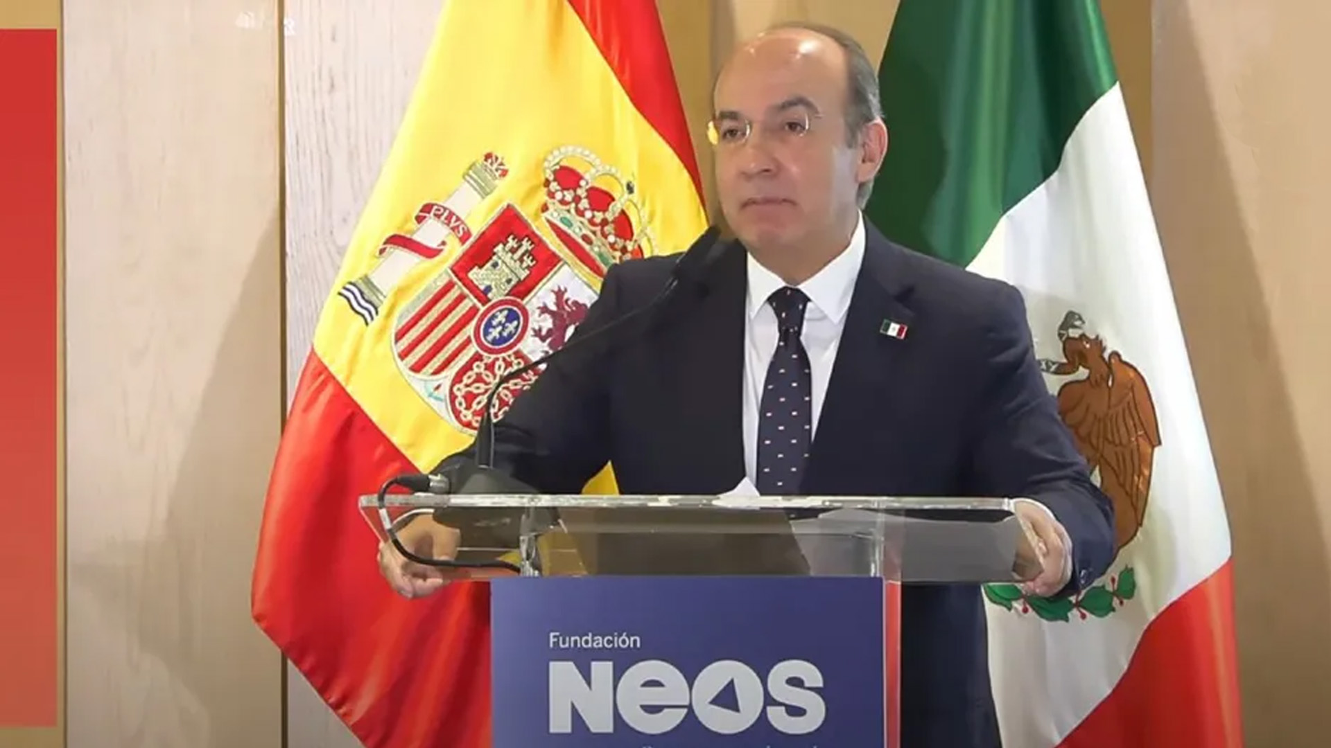 Felipe Calderón prevé relación complicada con regreso de Trump; le reclaman asesinatos en España