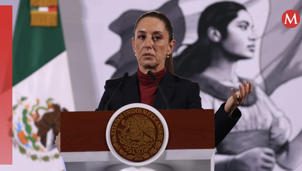 La mandataria de su conferencia de prensa en Palacio Nacional el 2 de diciembre. | Ariana Pérez