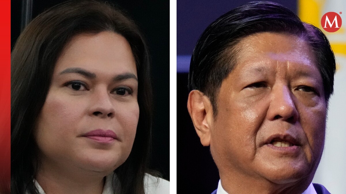 Sara Duterte, vicepresidenta de Filipinas, y  Ferdinand Marcos Jr., presidente de Filipinas | AP