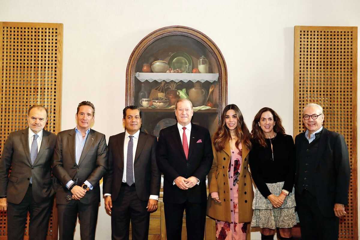 Sergio Gutiérrez Luna se reúne en Club de Banqueros. | Especial