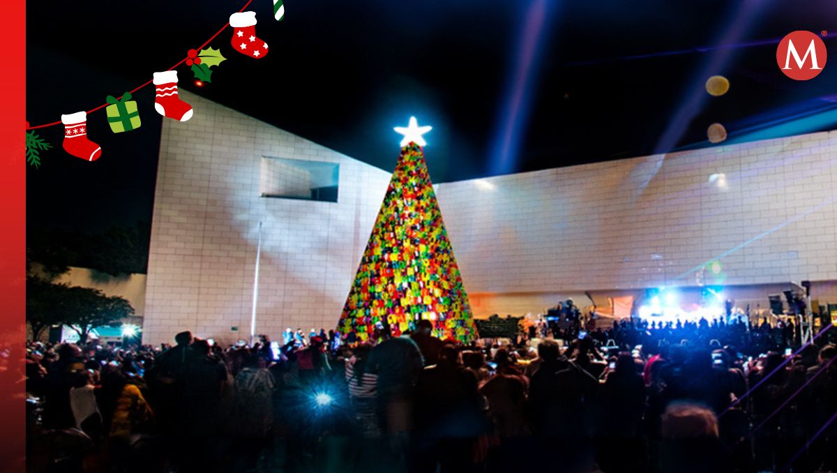 El encendido del árbol de navidad dará inicio a las festividades navideñas en el centro de Monterrey / Especial.
