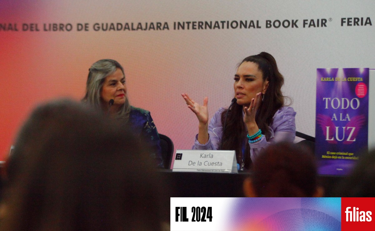 Karla de la Cuesta presentó su libro Todo a la Luz en la FIL. (Fernando Carranza)