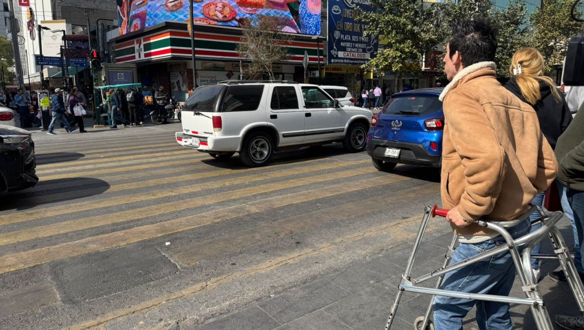 Marcelo García relata que suele pedir paso a los automovilistas | Martín Ocañas
