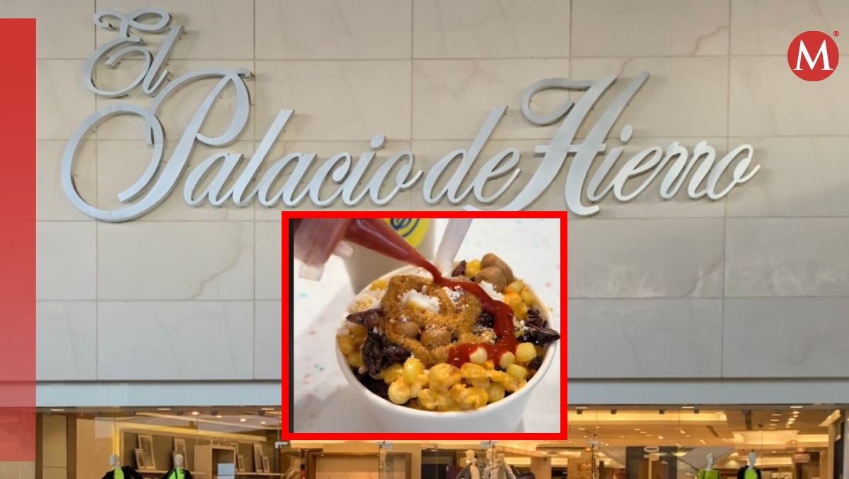 Palacio de Hierro venden esquites