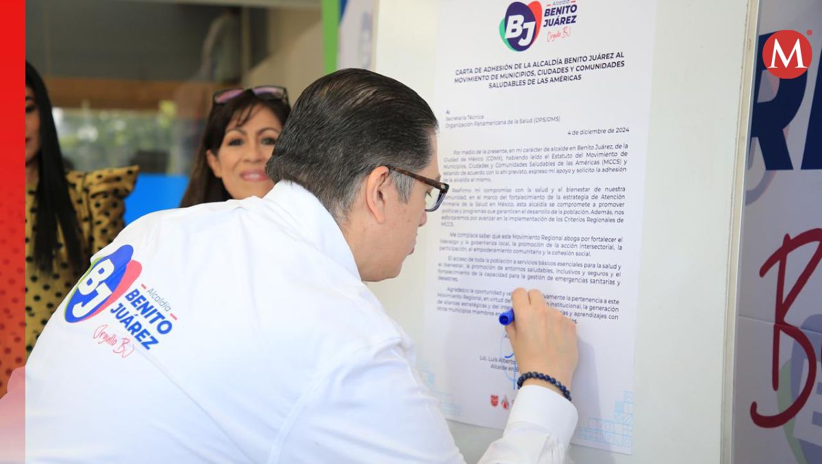 Alcalde de Benito Juárez, Luis Mendoza | Foto: @BJAlcaldia