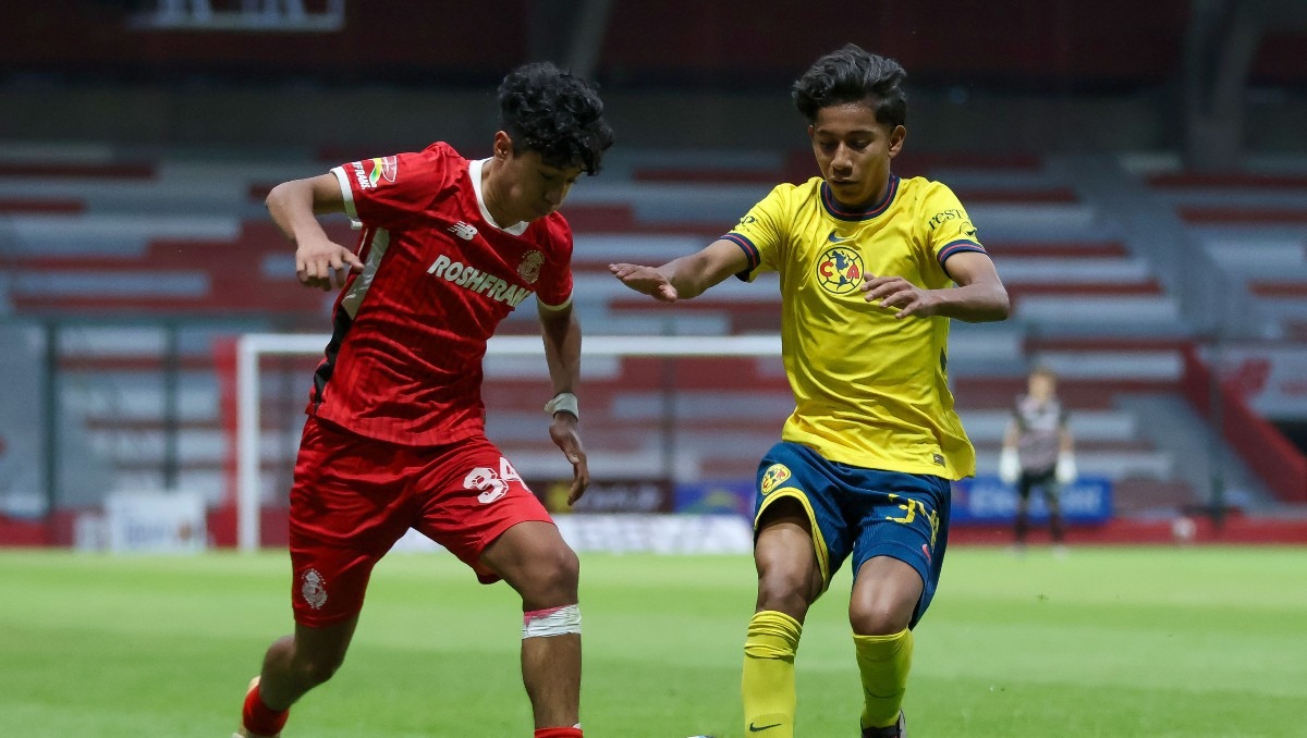 América y Toluca empatan en la ida de la final Sub-15 de la Liga MX (Imago7)