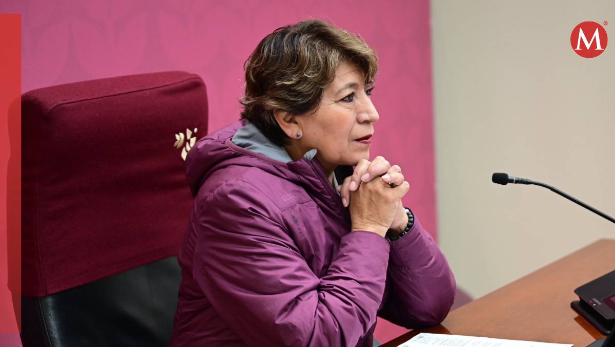 Delfina Gómez gobernadora del Edomex informó que noviembre fue el mes más seguro del último septenio. | Especial
