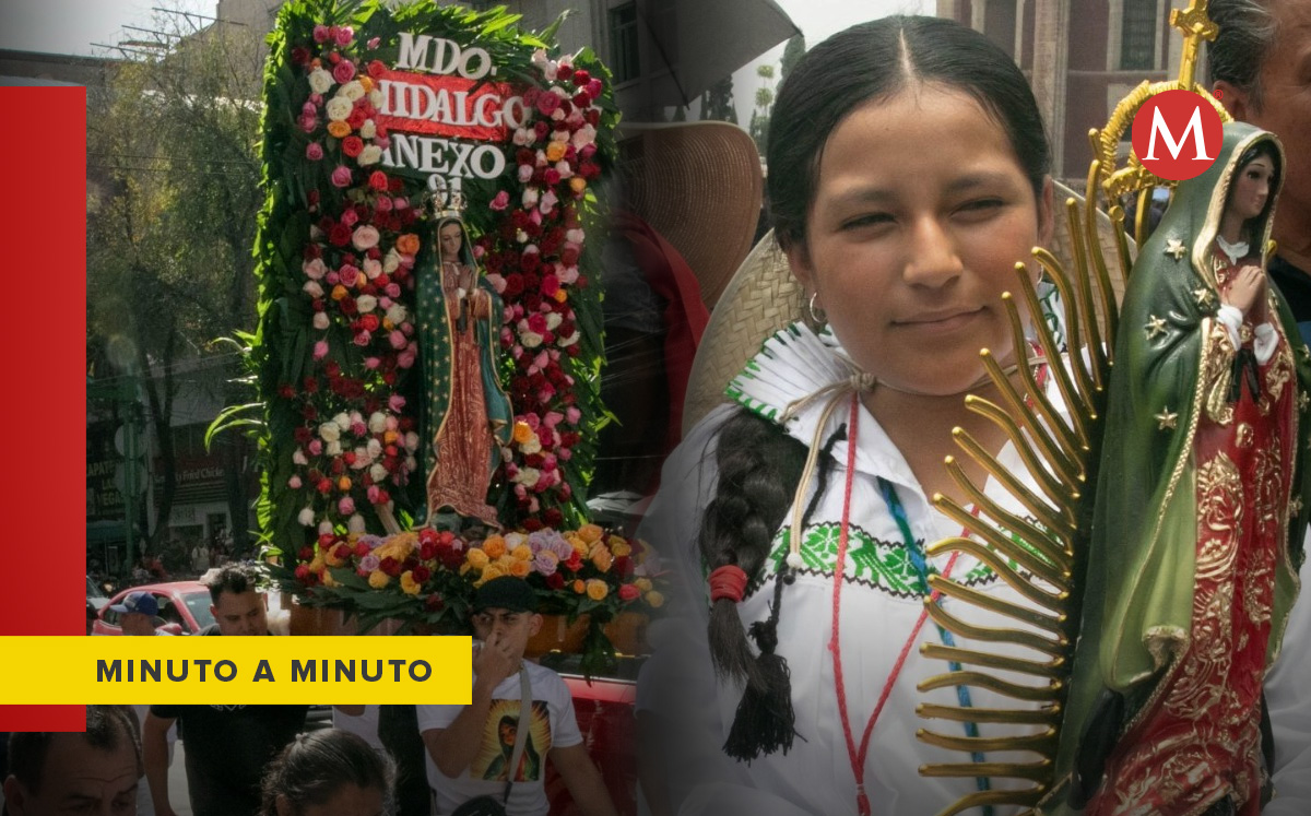 Noticias de la peregrinación en CdMx HOY 5 de diciembre. (Diseño: Antonio Texta)