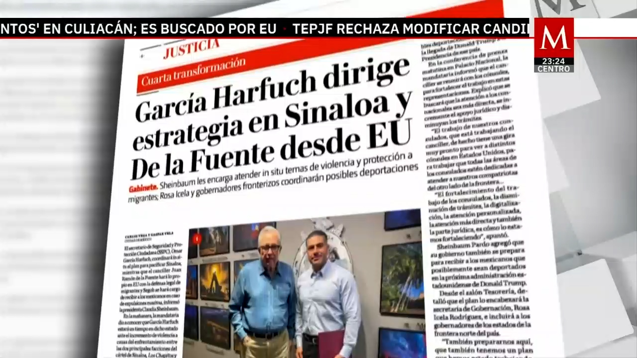 Canciller y Secretario de Seguridad abordarán temas clave en EU y Sinaloa