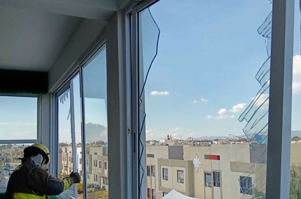 Explosión de vivienda en Tizayuca.