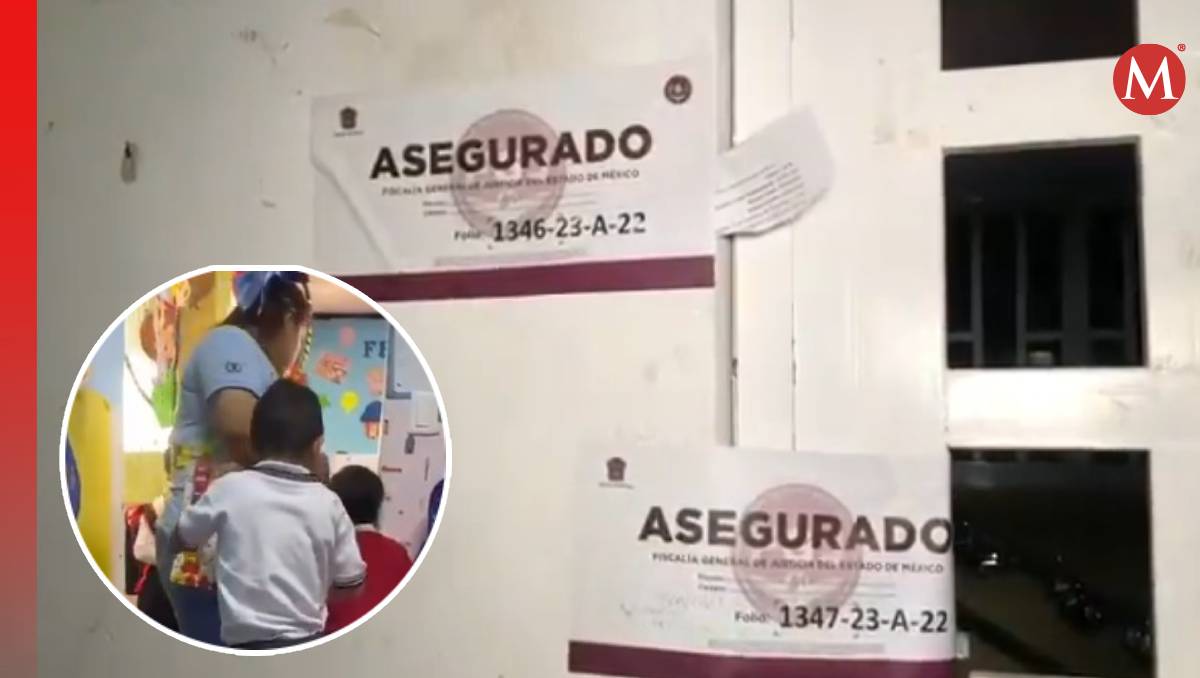 La FGJEM suspendió las actividades en el centro educativo Smart Step. Foto: (Especial)
