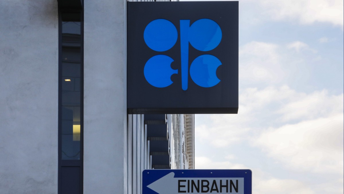 Logo de la Organización de Países Exportadores de Petróleo en Viena, Austria el 2 de marzo del 2022. Foto: AP